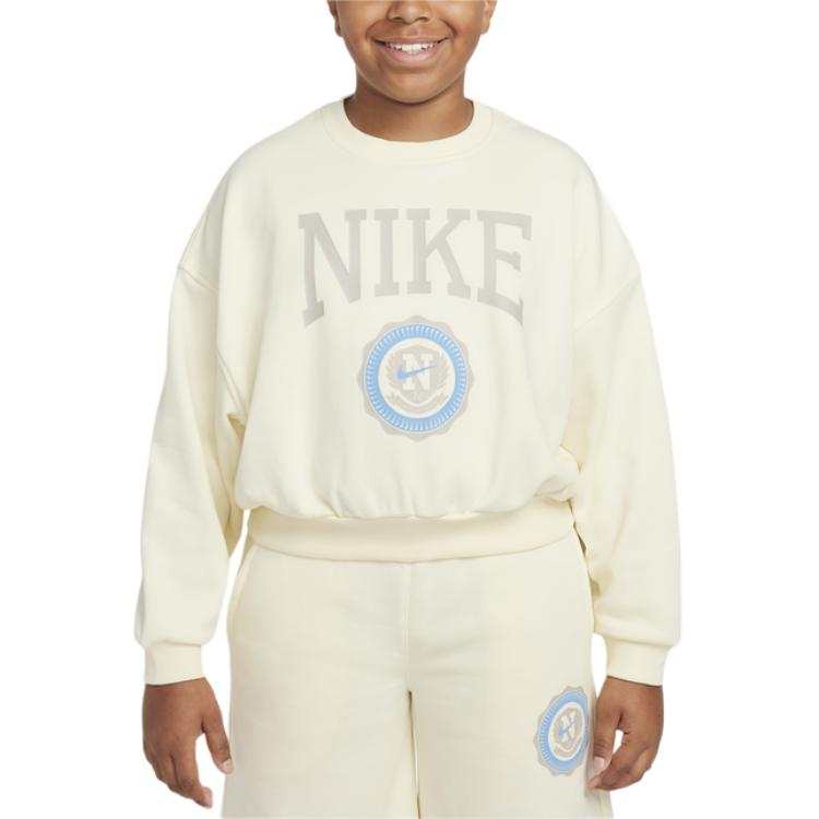 Nike Nike Sweatshirt Sportswear Club Coconut Milk/University Gray Teenagers