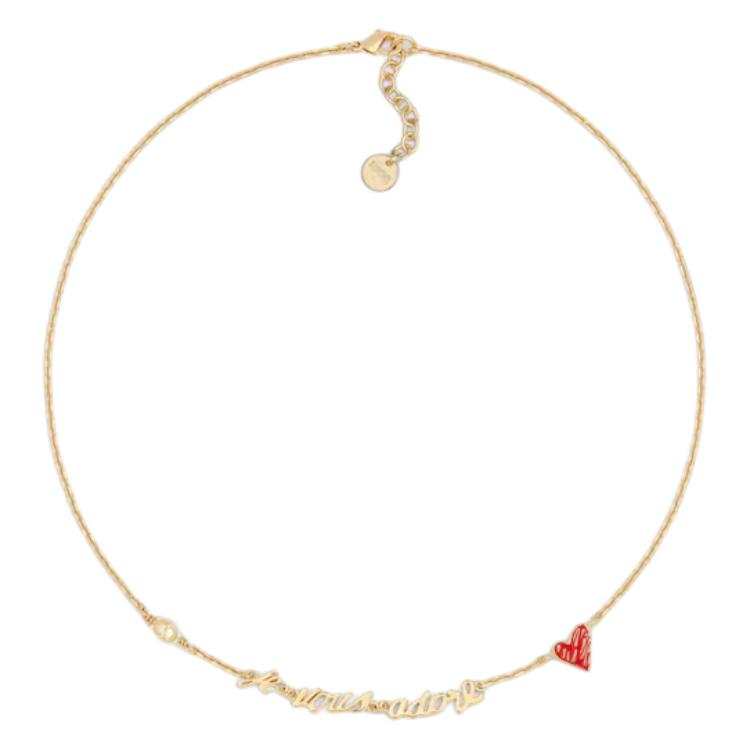 DIOR Tribales Resin, Metal Necklaces Women's Gold