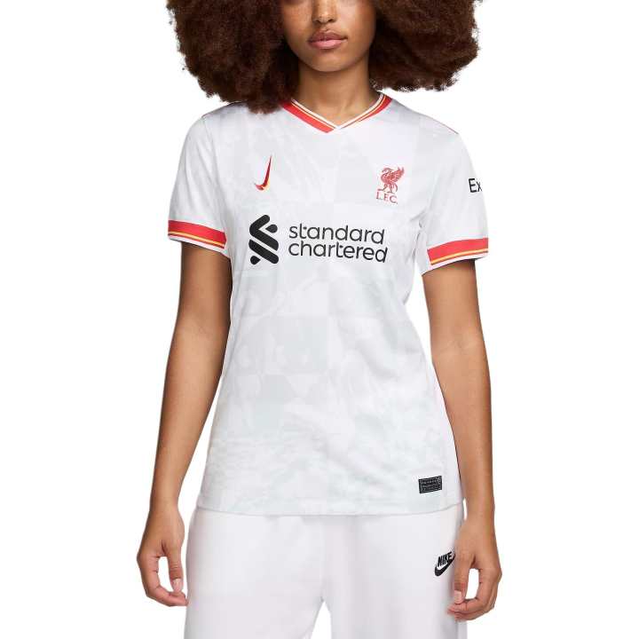 Nike Nike Liverpool Soccer Jersey Women's White/Black/Global Red