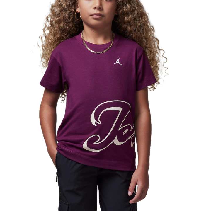 Jordan Jordan T Shirt Burgundy Children Aged 3 7 Years Old