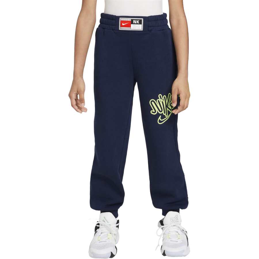 Nike Nike Knitted Sweatpants Fleece Lined Casual Fashion Obsidian Color/Light Lemon Unisex