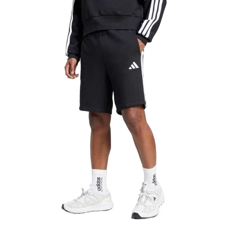 Adidas Adidas Free Shipping With AdiClub Essentials 3 Stripes Fleece Shorts
