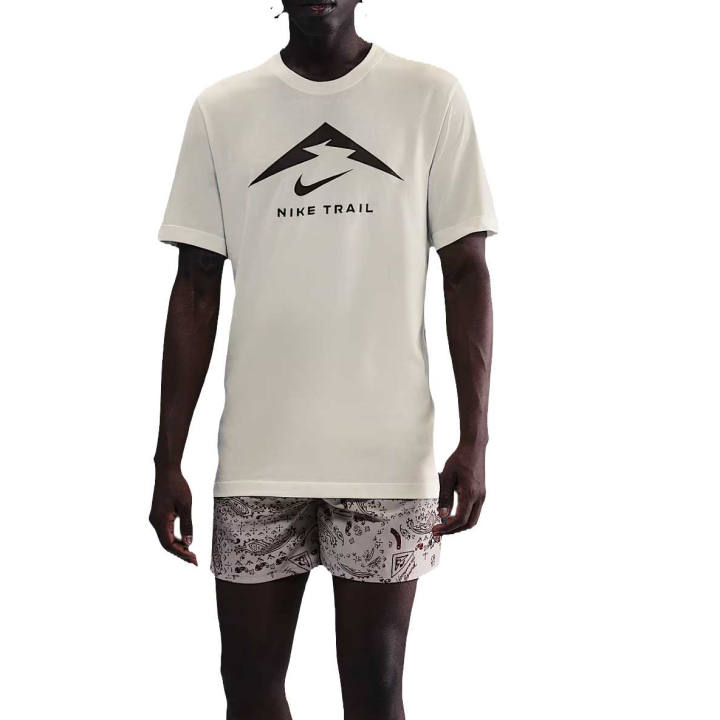 Nike Nike Dri Fit T Shirts Men's White Crew Neck Moderate