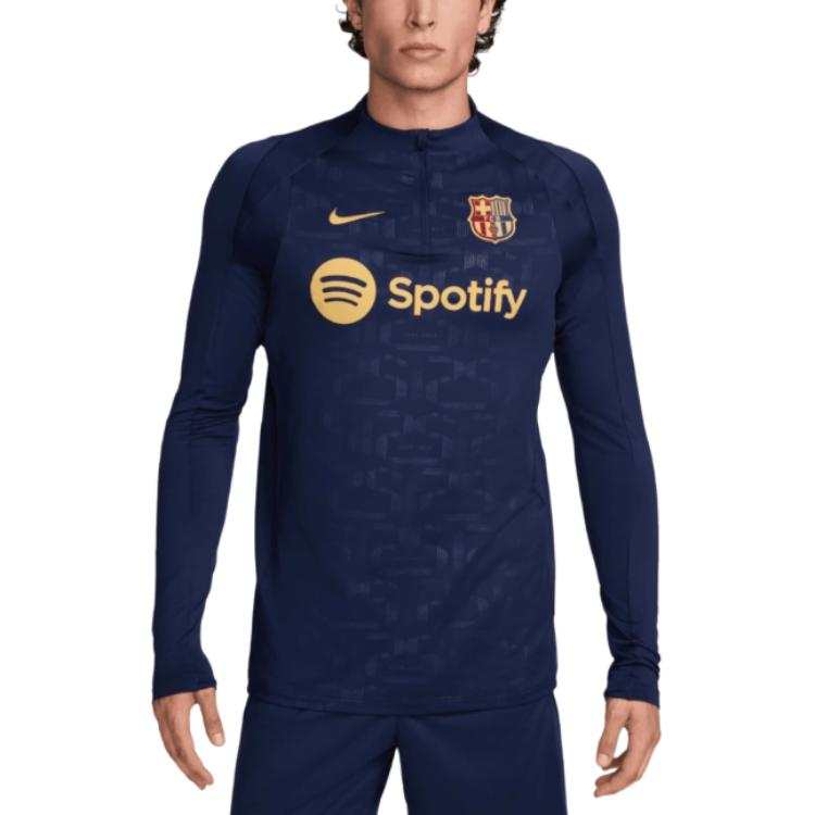 Nike Nike Barcelona Soccer Jersey Fan Edition Men's Marine Blue
