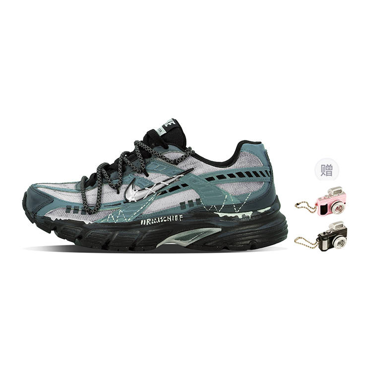 Nike Nike Initiator Fabric Abrasion Resistant Low top Casual City Commuting Running Shoes Men's Gray Green
