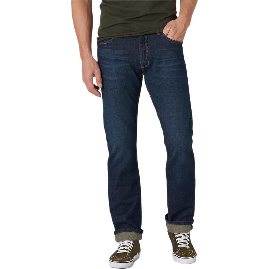 Lee Lee Jeans Men's Dark Blue Moderate Straight Fit Pants