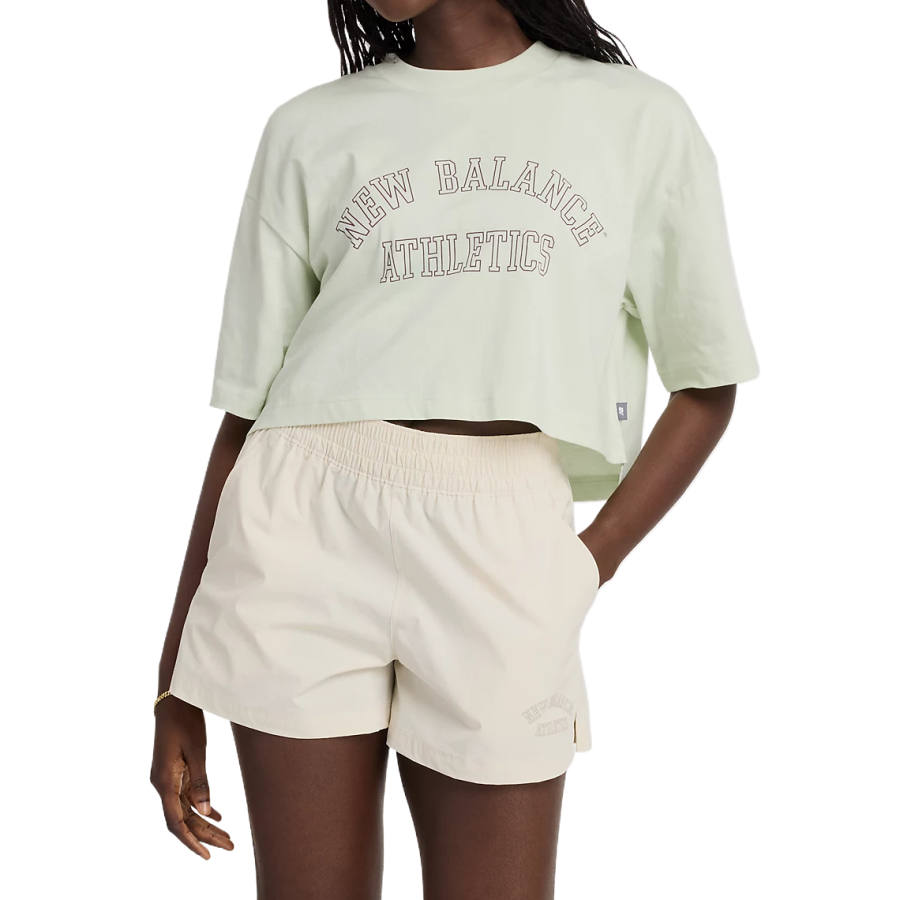 New Balance New Balance T Shirts Women's Mint Green Crew Neck