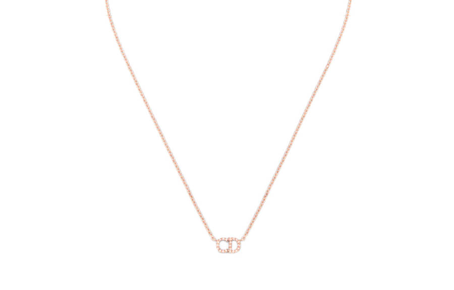 DIOR DIOR Clair Metal, Crystal Necklaces Women's