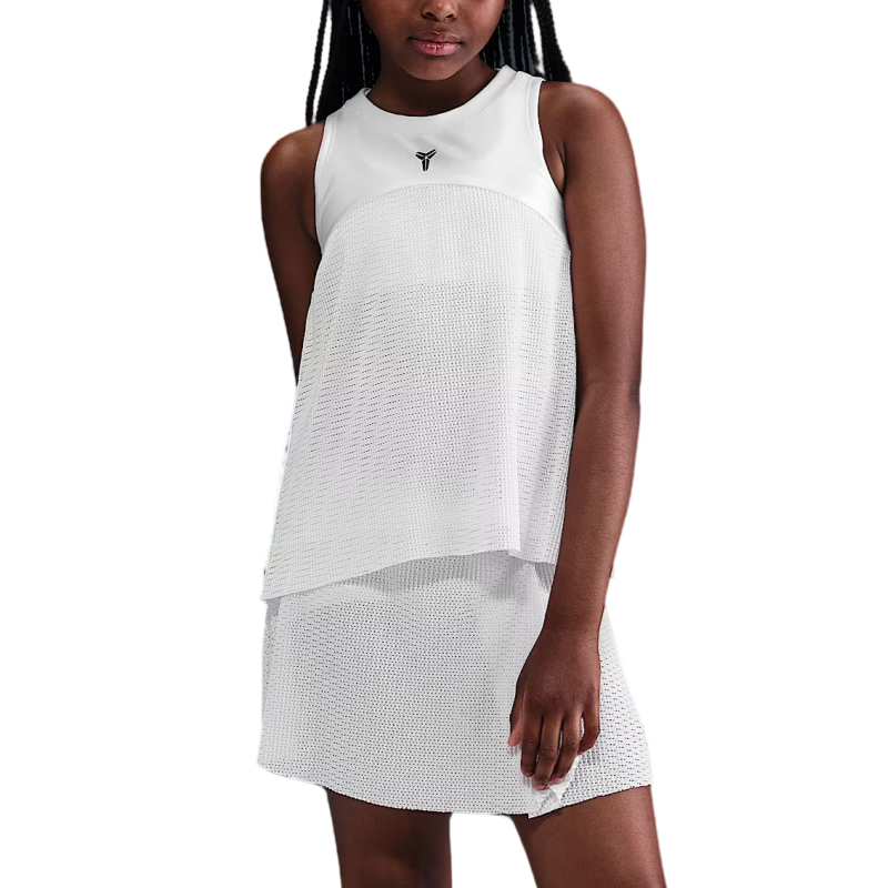 Nike Nike Tank Top Dri Fit White/Black Teenagers