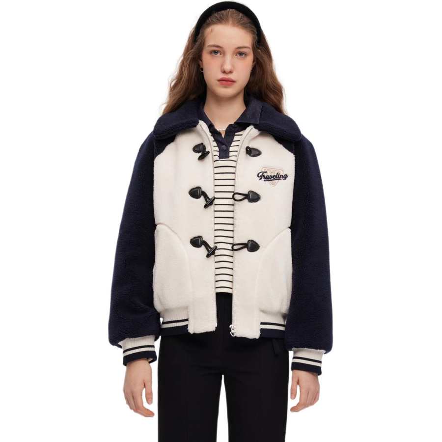 Teenie Weenie Cropped Coat Women's Ivory White