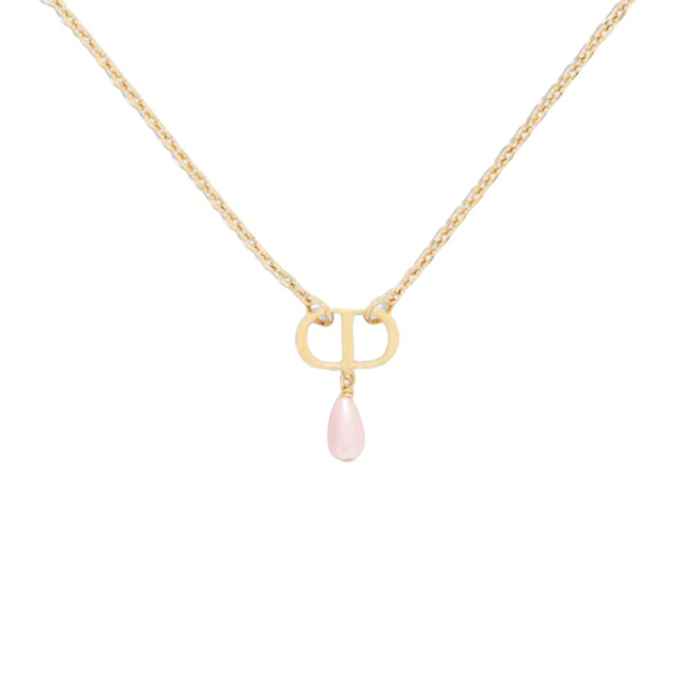 DIOR DIOR Metal Necklaces Unisex Pink