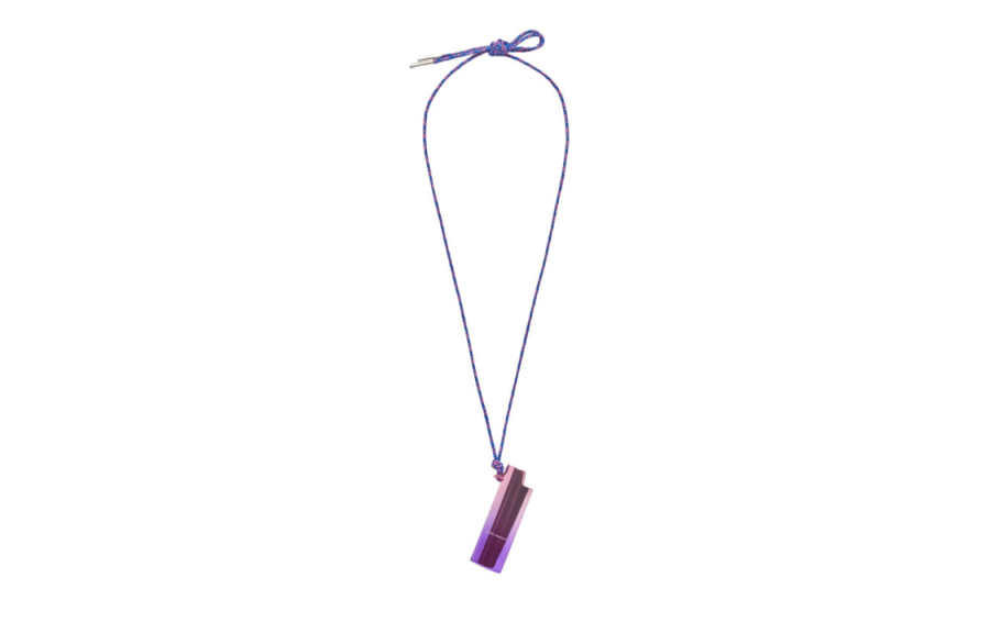 ISABEL MARANT Brass, Cotton, Polyester, Polyurethane Necklaces Women's Purple