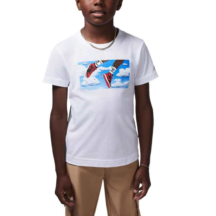 Jordan Jordan T Shirt White Children Aged 3 7 Years Old