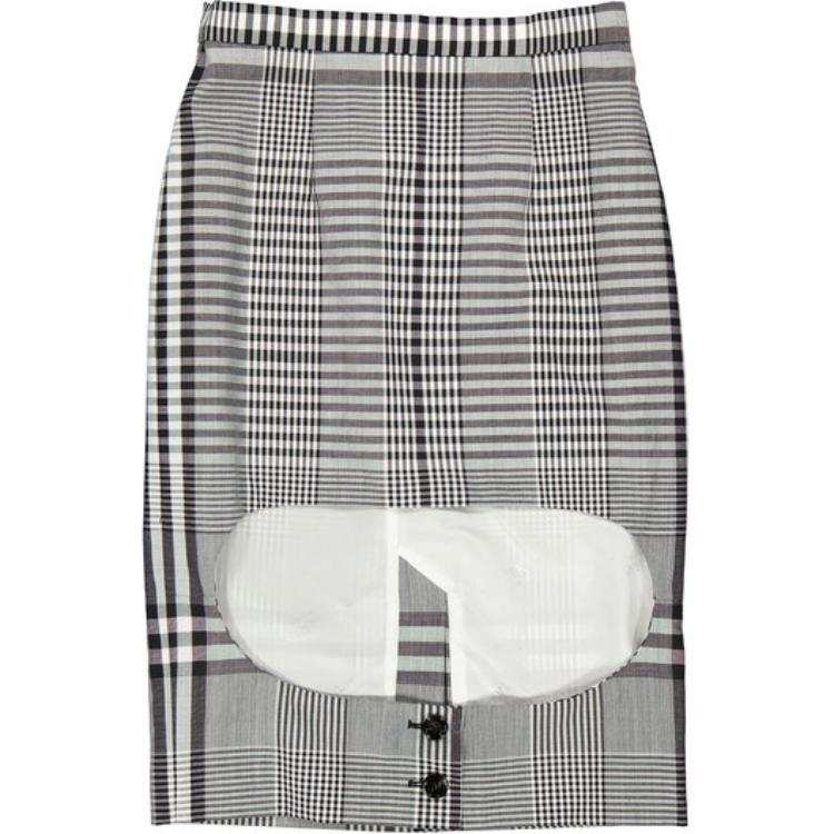 Burberry Casual Long Skirt Women's Gray