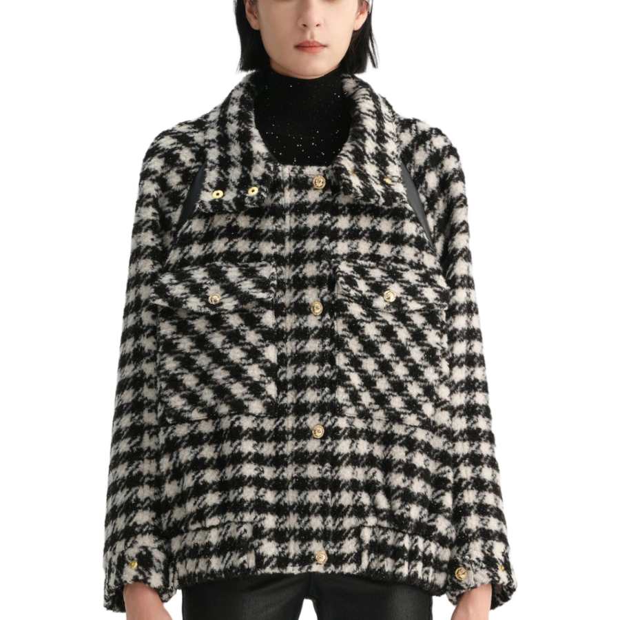 KARL LAGERFELD / Karl Lagerfeld Jeans Jackets & Coats Women's Black White