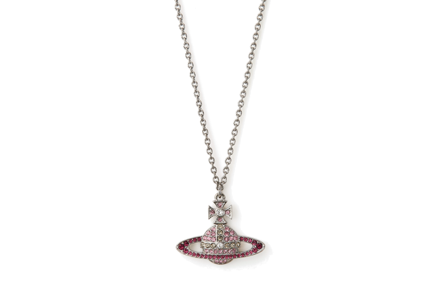 Vivienne Westwood Minimalist Fashion Brass Necklaces Men's Gunmetal Gray