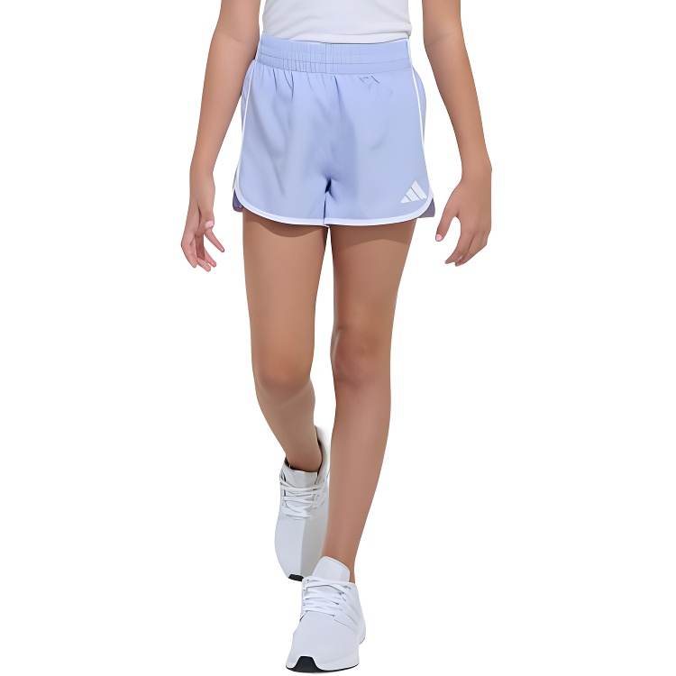 Adidas Adidas Elastic Waistband Woven Shorts With Binding Shorts Teenagers Purple Tone