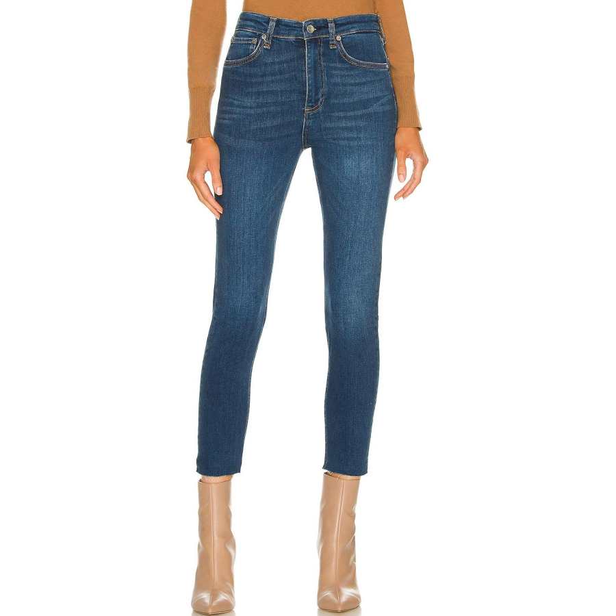 RAG&BONE Jeans Women's Blue Moderate Slim Fit Pants