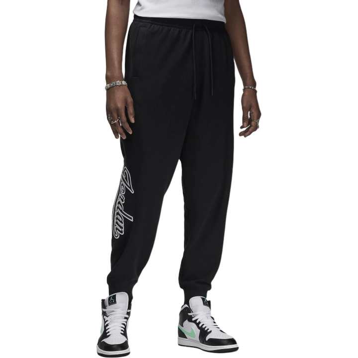 Jordan Jordan Flight MVP Knitted Sweatpants Men's Black/White/White