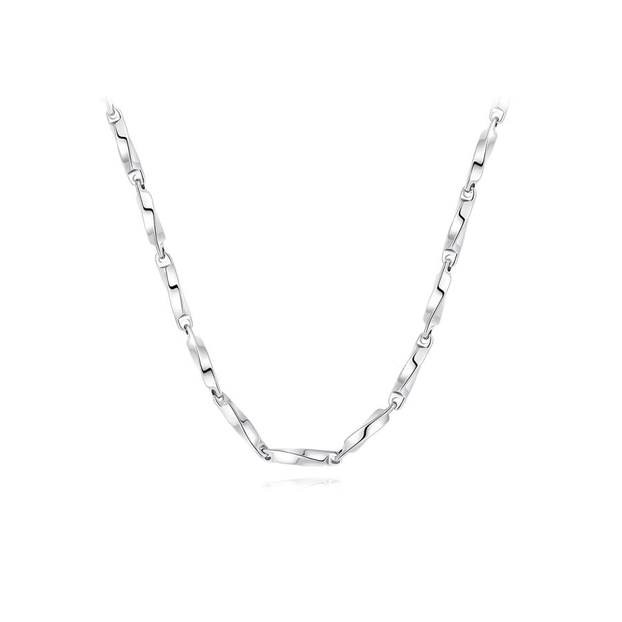 MGS Titanium Steel Fashion Trend, Minimalist Style Luxury Refined Premium Necklace Unisex Box