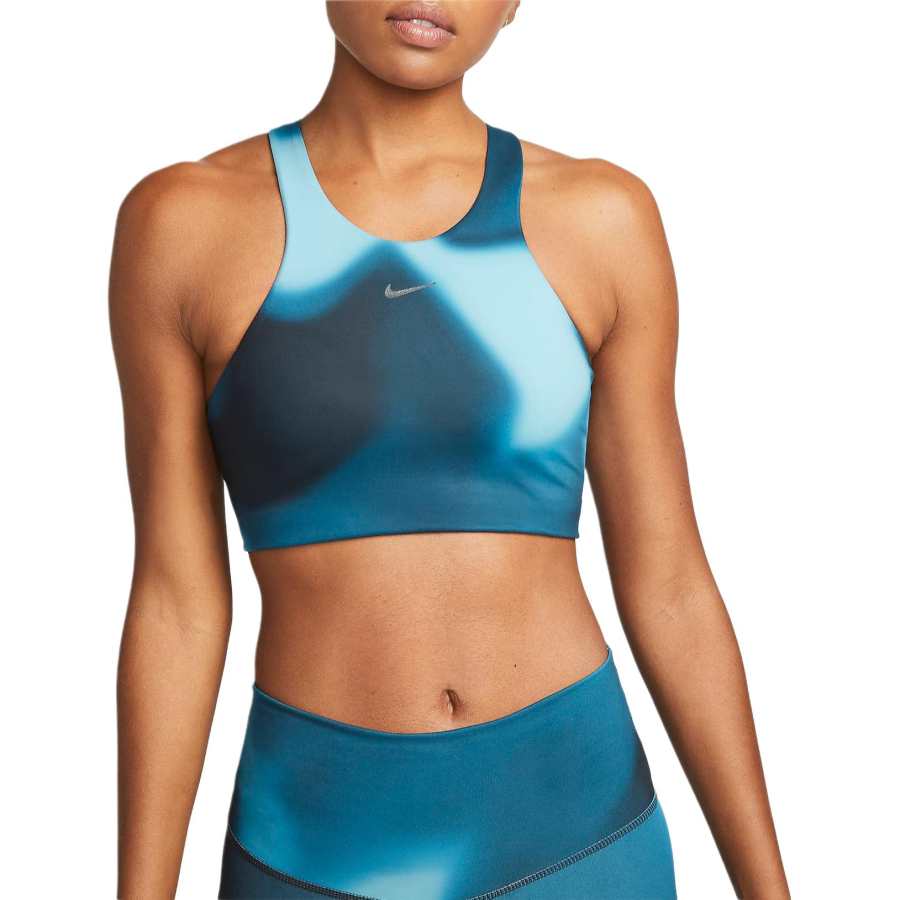 Nike Nike Yoga Swoosh Sports Underwear Women's Marine Blue/Iron Gray
