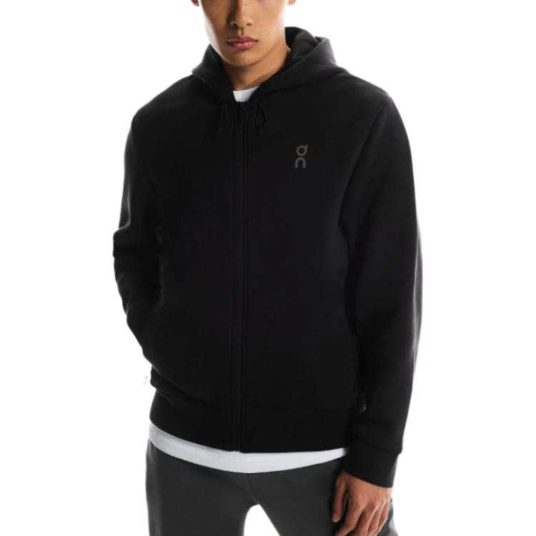 On On zipped hooded sweatshirt