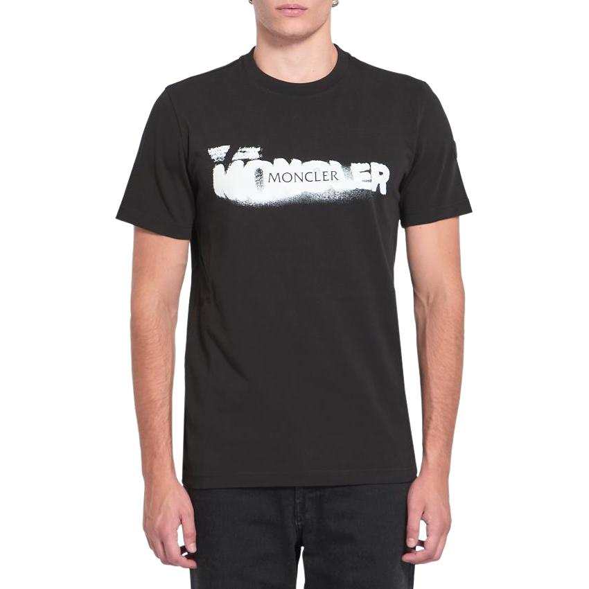 Moncler Logo Printed Crewneck T Shirt