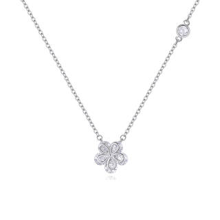 ONEKISS Synthetic Cubic Zirconia Gold Plated Copper Necklaces Women's