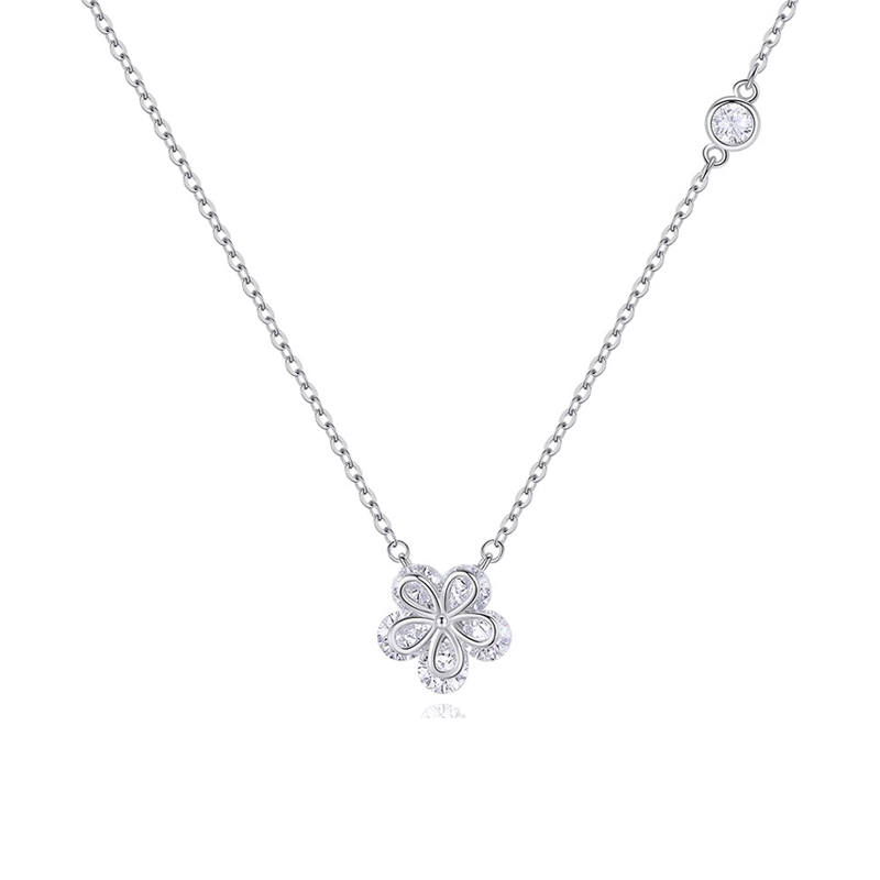 ONEKISS Synthetic Cubic Zirconia Gold Plated Copper Necklaces Women's