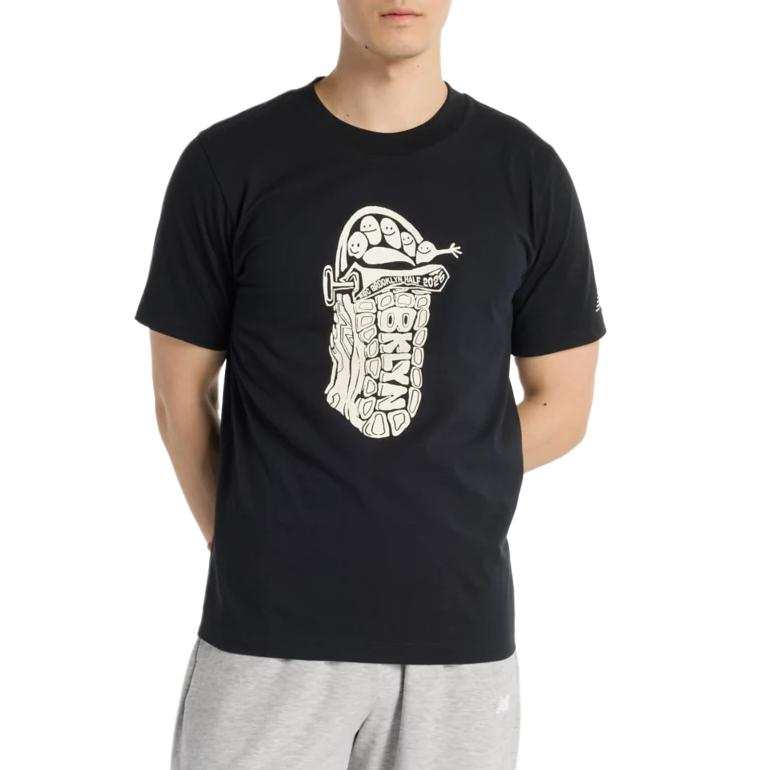 New Balance New Balance RBC Brooklyn Half Graphic T Shirt Men's Black BK