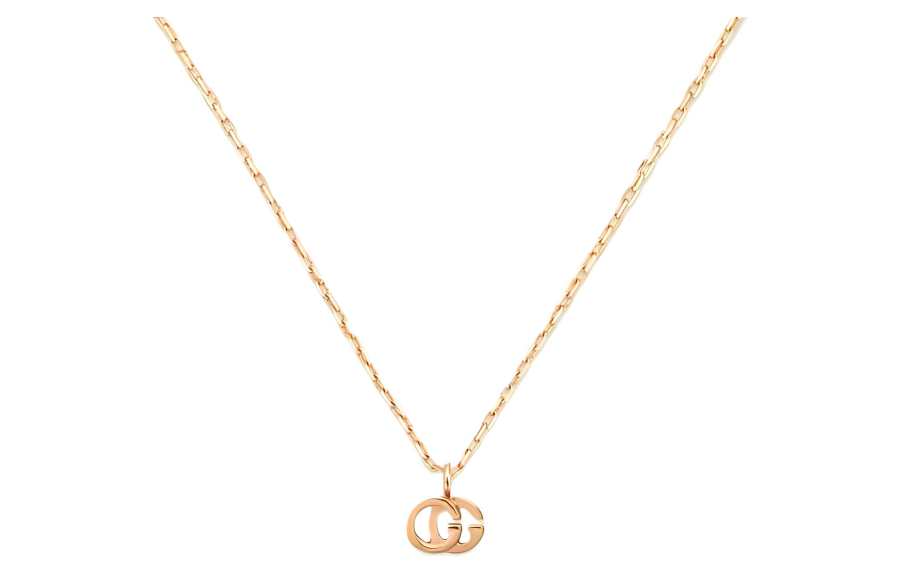 GUCCI 【Replicated_PM】18kt rose gold Gg Running necklace