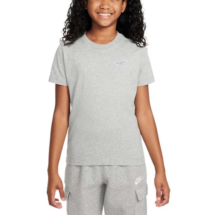 Nike Nike T Shirt Dark Gray Heather Flower Teenagers