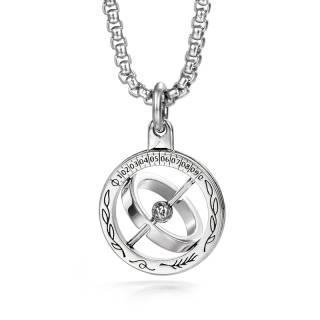 IDEAGEMER Copper Necklaces Men's