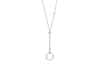 Ann Demeulemeester 925 Sterling Silver, Glass Necklaces Men's Silver
