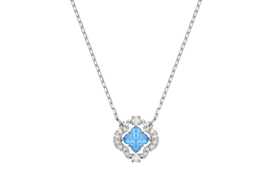 Swarovski Cubic Zirconia Necklaces Women's Blue