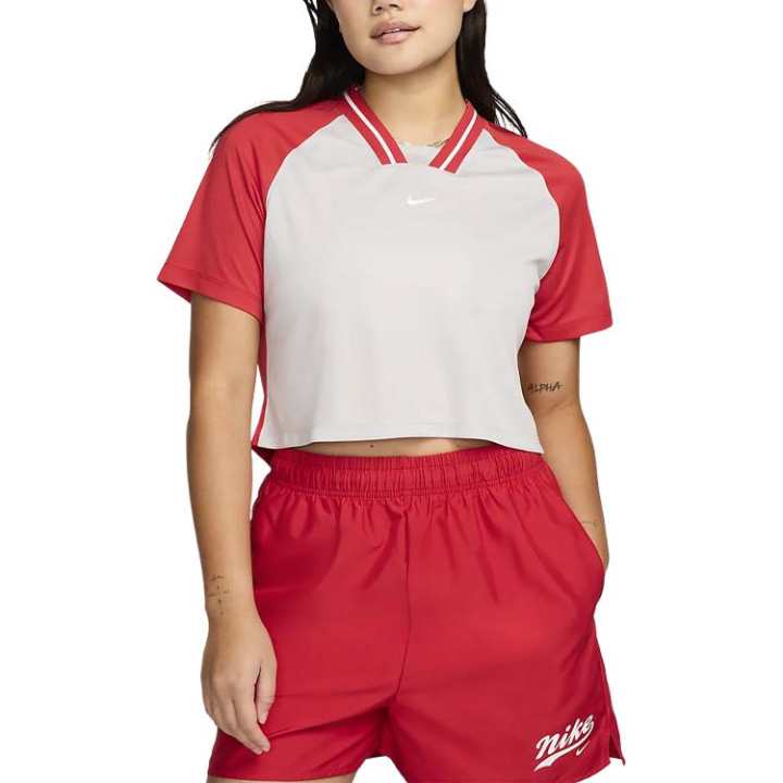 Nike Nike T Shirts Women's Red Square Collar