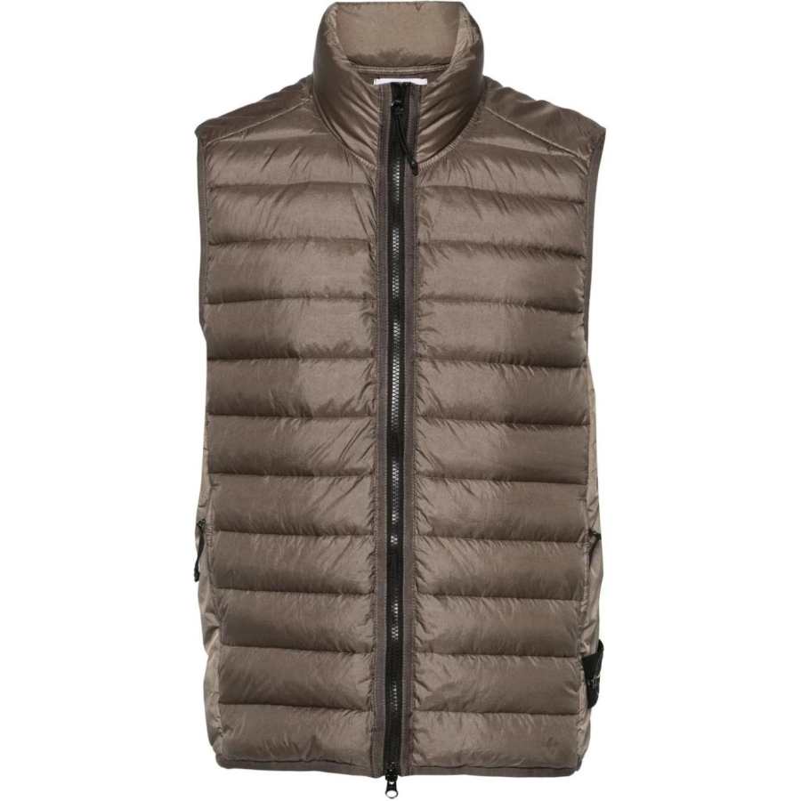 STONE ISLAND High Neck Quilted Gilet