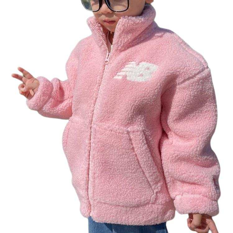 New Balance New Balance Top Sports Life Collection Thermal Casual Fleece Lined Windproof Pink Children Aged 3 7 Years Old