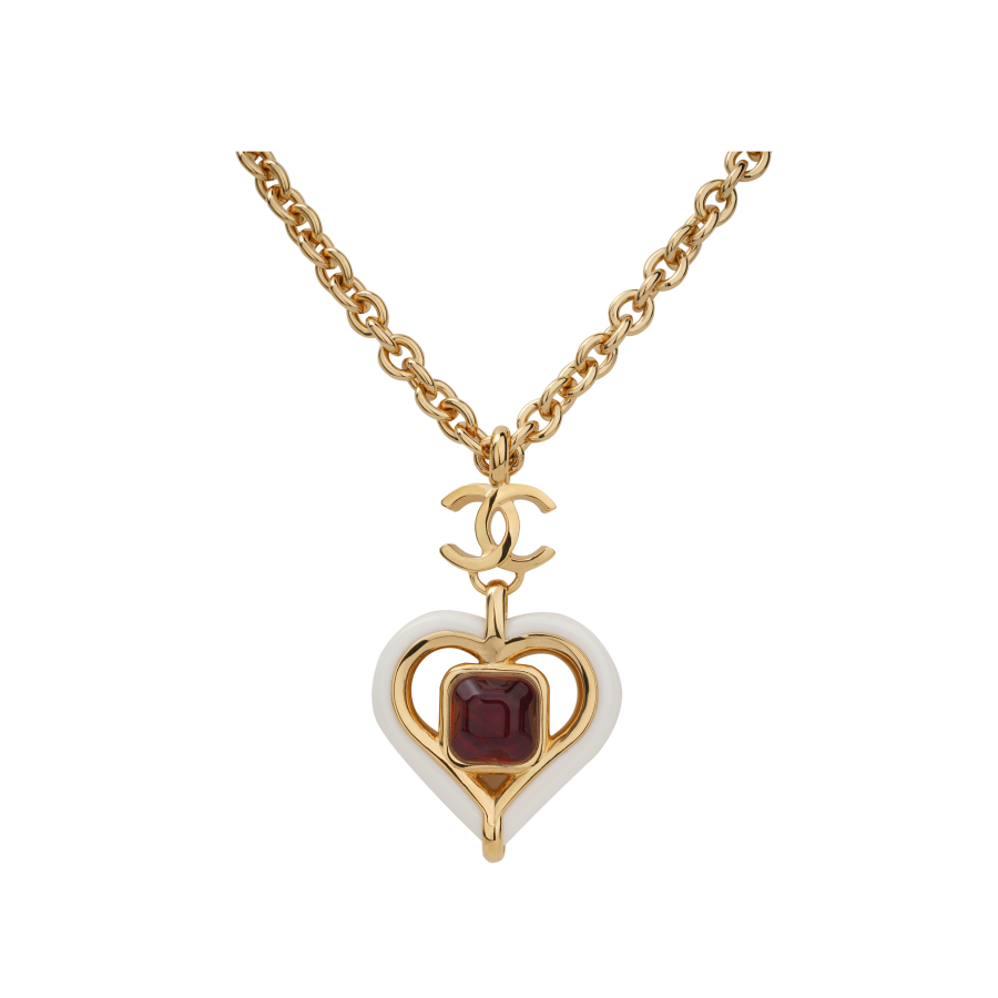 CHANEL CHANEL Double C Resin Necklaces Women's