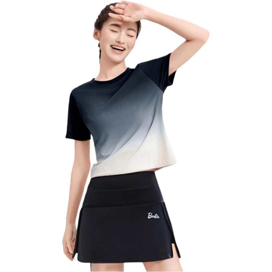 Barbie Fitness Sets Women's Crew Neck Thin