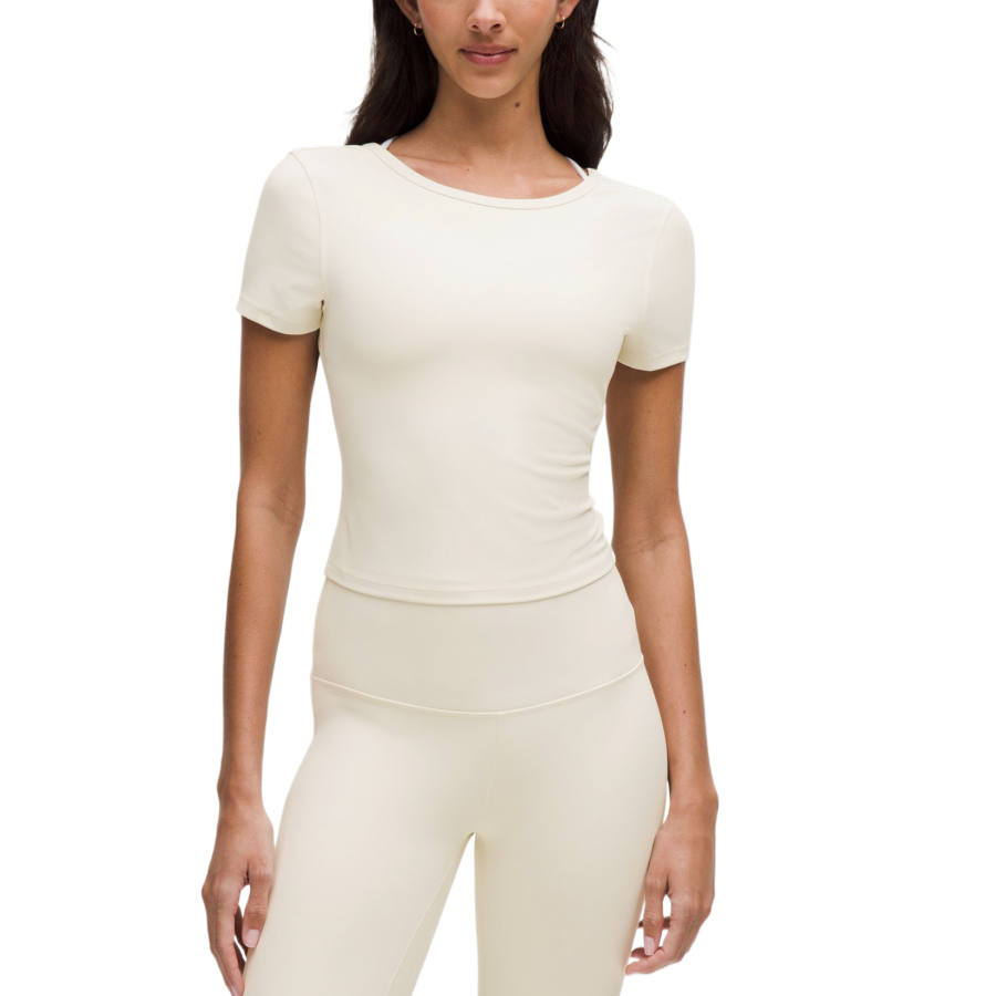 Lululemon Yoga T Shirts Women's Crew Neck Moderate