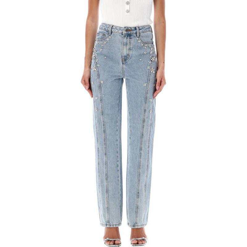Self-portrait Embellished Denim Jeans