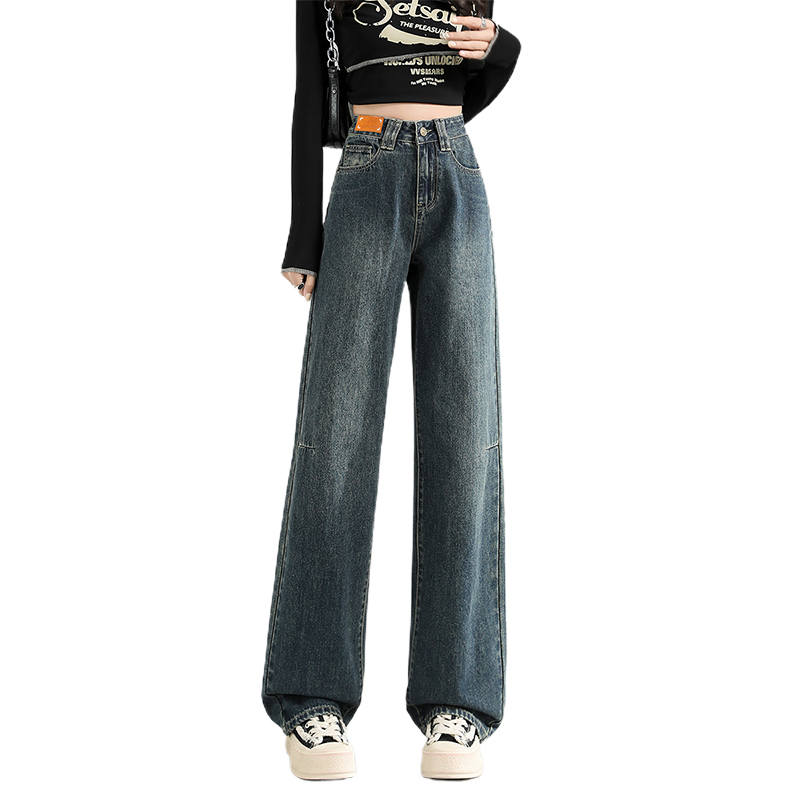 BALENO Jeans Women's Blue Moderate Wide Leg Pants