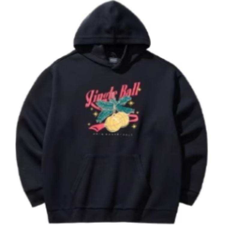 ANTA Anta Basketball Collection Sweatshirt Men's Basic Black