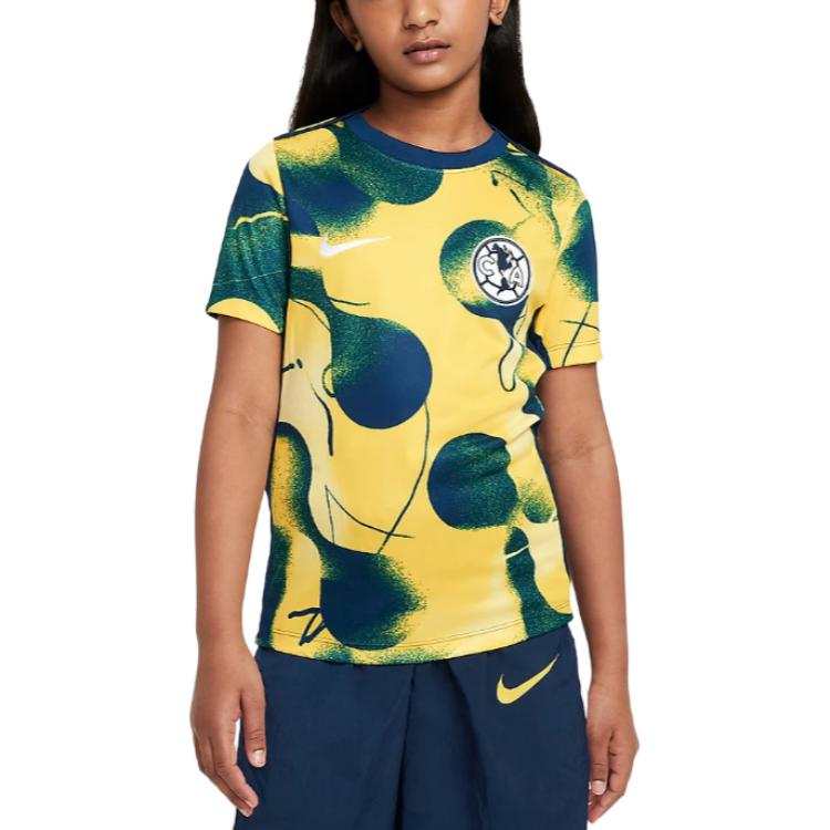 Nike Nike Club AméricaAcademy T Shirt Lemon Chiffon/White Teenagers