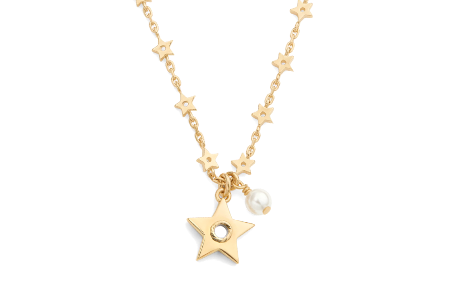 DIOR Star Metal, Resin Necklaces Women's