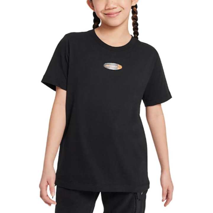 Nike Nike Sportswear T Shirt Black Teenagers