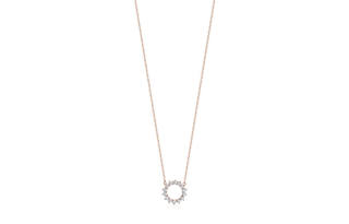 TIFFANY & CO. Necklaces Women's Rose Gold
