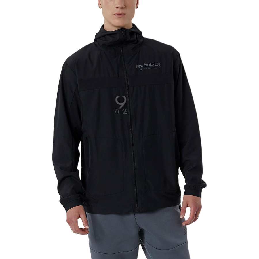 New Balance New Balance Jackets Men's Black Hooded Moderate Other