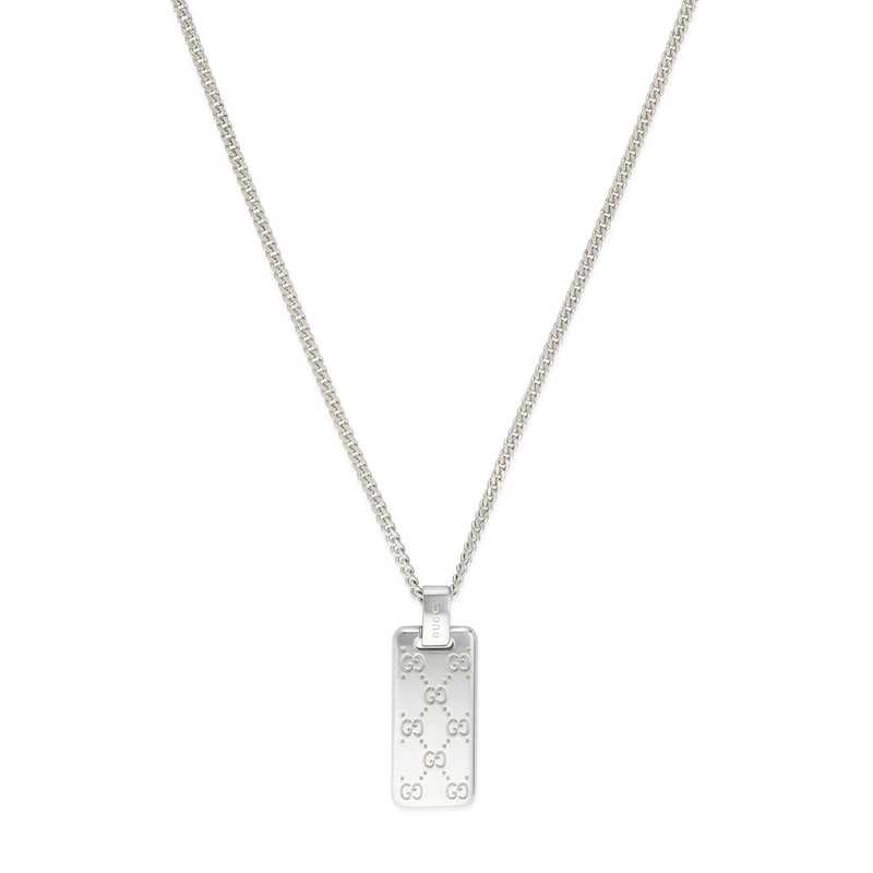 GUCCI GUCCI GG-patterned Pendant Necklace